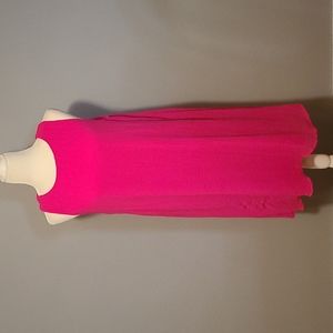 Tacera Sleeveless Pink Dress - Large